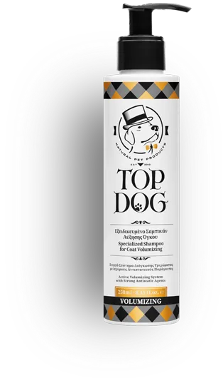 Σαμπουάν αύξησης όγκου για σκύλους- Σαμπουάν Σκύλων Top Dog