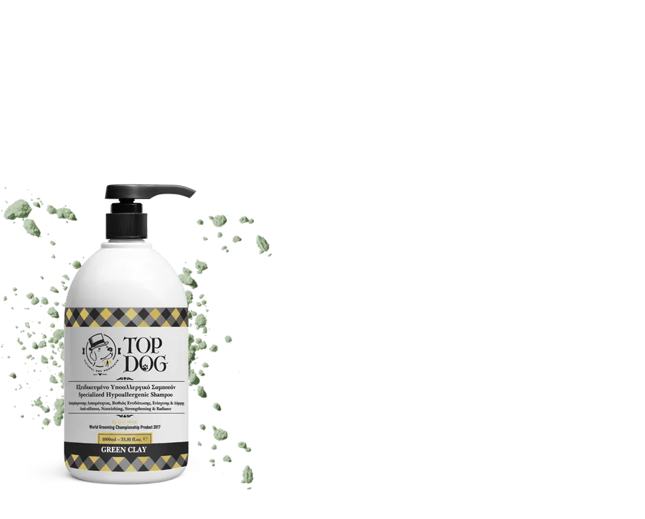 Επαγγελματικό Σαμπουάν Κατοικιδίων Green Clay Shampoo 1L